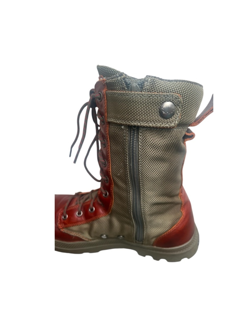 ***SOLD *88Palladium Pampa Tactical French High Top Leather/Canvas Boots - Picture 8 of 10
